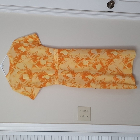 Vintage Escada Wrap Around Floral Silk Dress - Picture 7 of 7